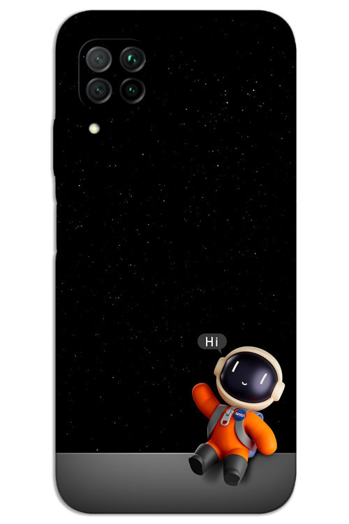 Huawei P40 Lite Kılıf HD Desen Baskılı Arka Kapak - Astronot Hi