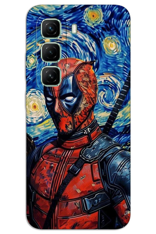 İnfinix Hot 50 5G Kılıf HD Desen Baskılı Arka Kapak - Deadpool