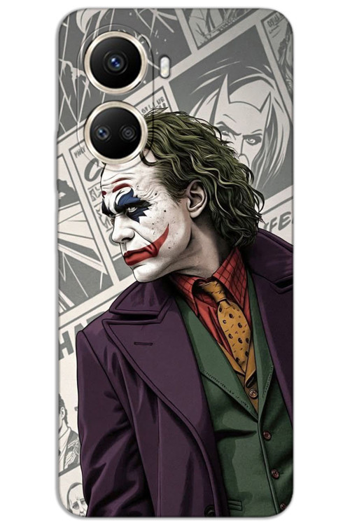 Huawei Nova 10 SE Kılıf HD Desen Baskılı Arka Kapak - Joker