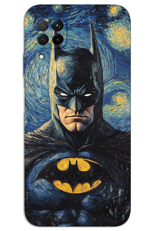 Huawei P40 Lite Kılıf HD Desen Baskılı Arka Kapak - Batman