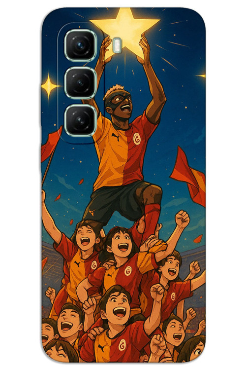 İnfinix Hot 50 Pro 4G Kılıf HD Desen Baskılı Arka Kapak - Osimhen