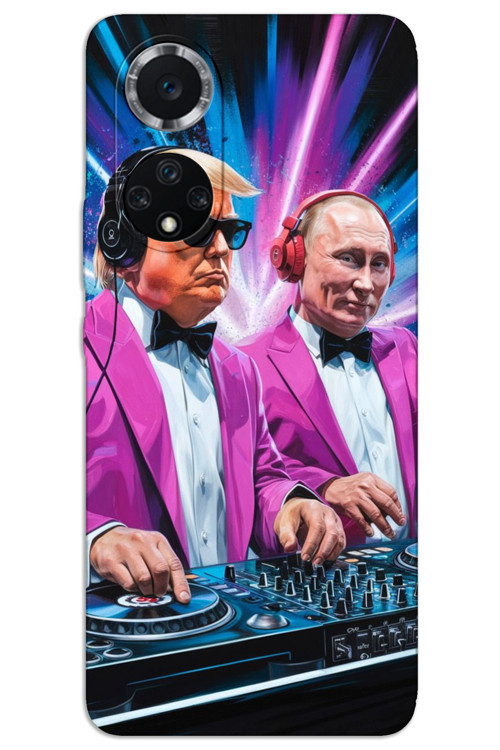 Huawei Nova 9 Kılıf HD Desen Baskılı Arka Kapak - DJ Trump Putin