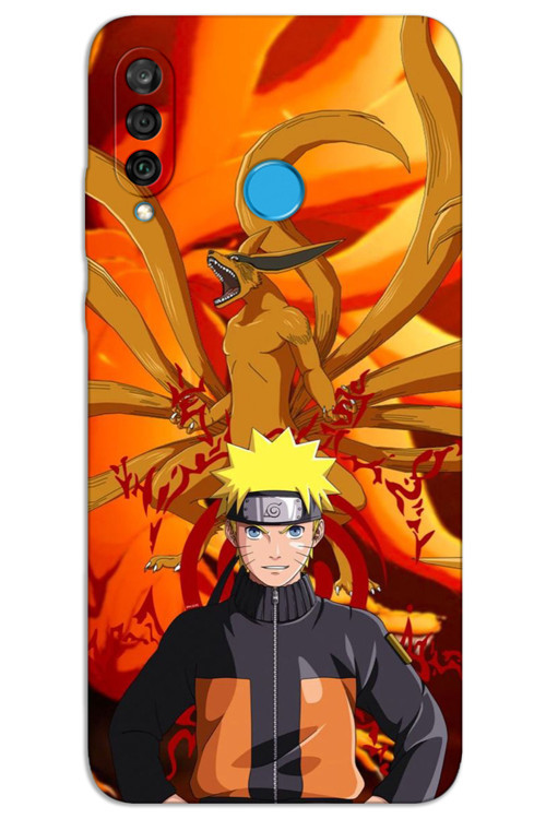 Huawei P30 Lite Kılıf HD Desen Baskılı Arka Kapak - Naruto