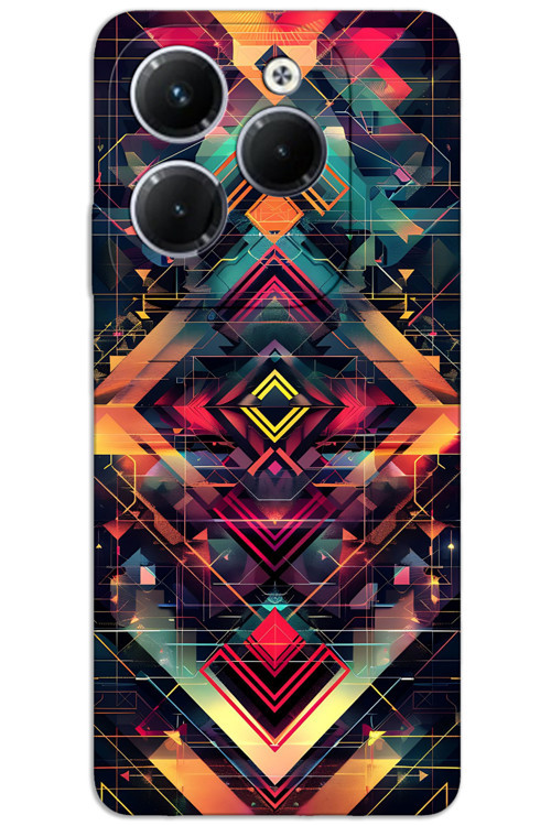İnfinix Hot 40 Pro Kılıf HD Desen Baskılı Arka Kapak - Motif 2