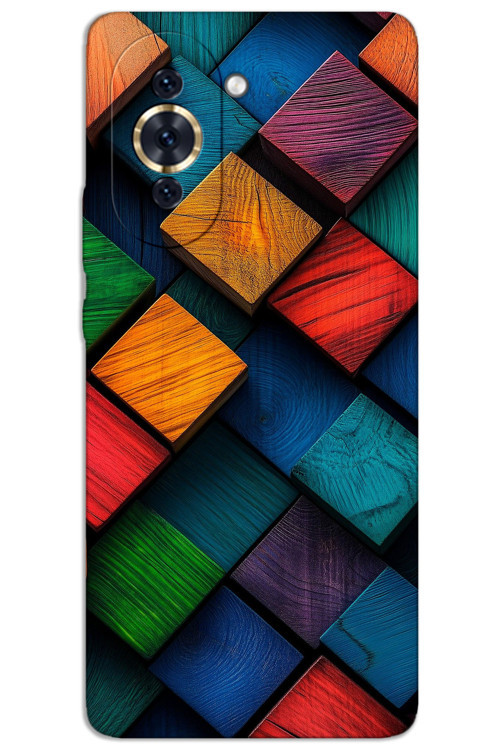 Huawei Nova 10 Pro Kılıf HD Desen Baskılı Arka Kapak - Kare Desen