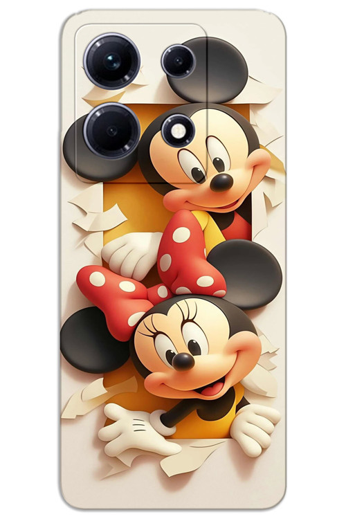 İnfinix Note 30 Pro Kılıf HD Desen Baskılı Arka Kapak - Mickey 2