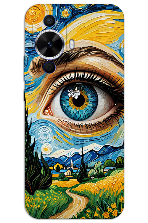 Huawei Nova 12S Kılıf HD Desen Baskılı Arka Kapak - Sanat Göz