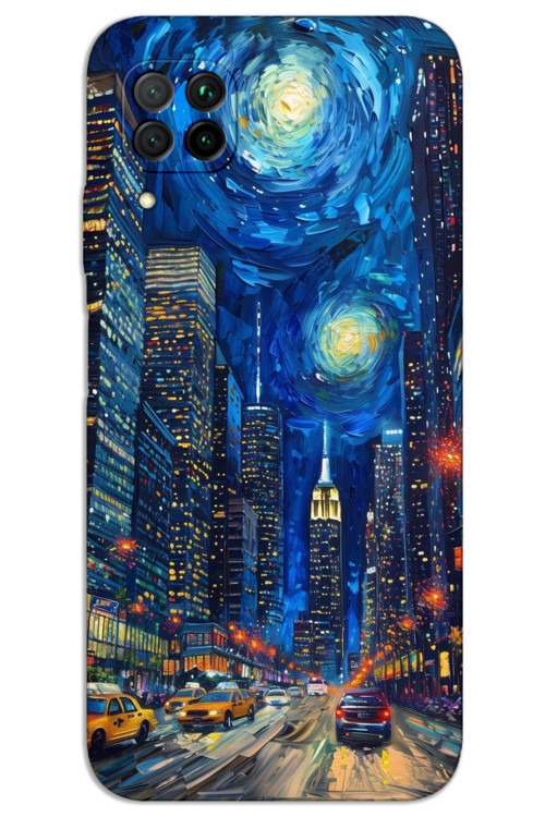 Huawei P40 Lite Kılıf HD Desen Baskılı Arka Kapak - Sanat Sokağı