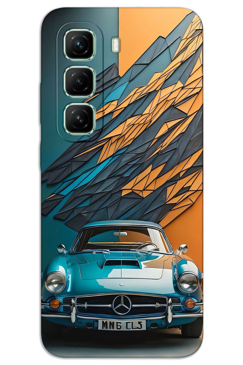 İnfinix Hot 50 4G Kılıf HD Desen Baskılı Arka Kapak - Merce