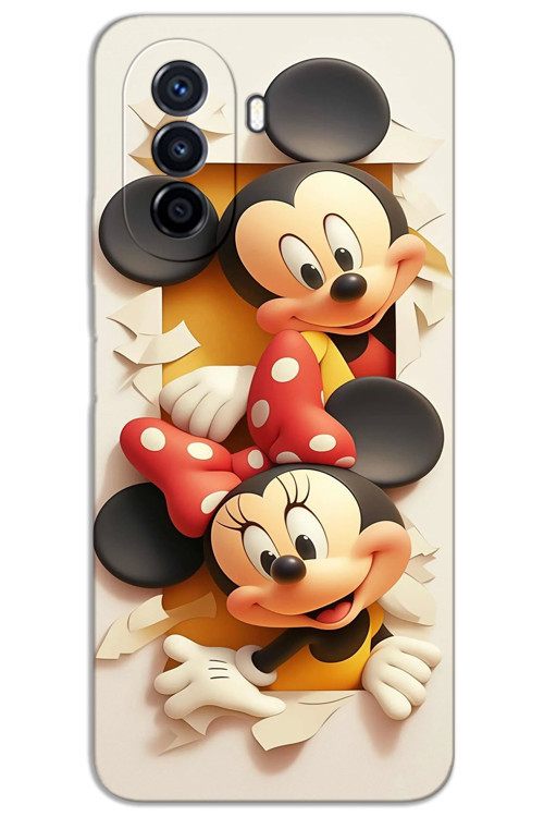 Huawei Nova Y70 Kılıf HD Desen Baskılı Arka Kapak - Mickey 2