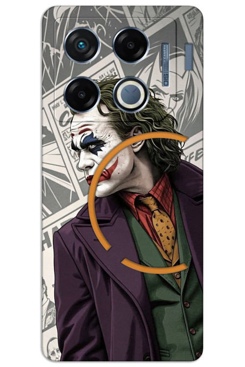 İnfinix GT 20 Pro Kılıf HD Desen Baskılı Arka Kapak - Joker