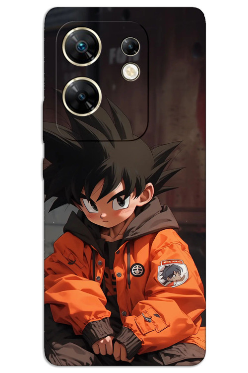 İnfinix Zero 30 4G Kılıf HD Desen Baskılı Arka Kapak - Goku