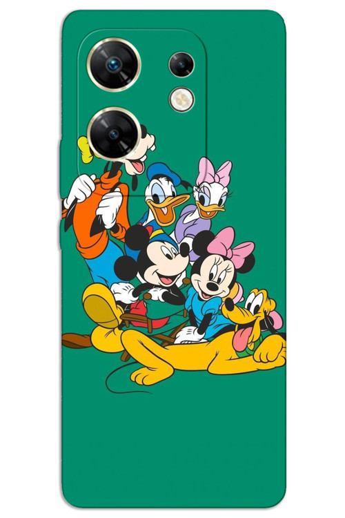 İnfinix Zero 30 4G Kılıf HD Desen Baskılı Arka Kapak - Mickey 1