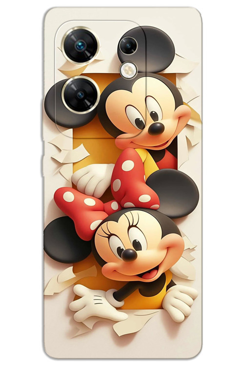 İnfinix Zero 30 4G Kılıf HD Desen Baskılı Arka Kapak - Mickey 2