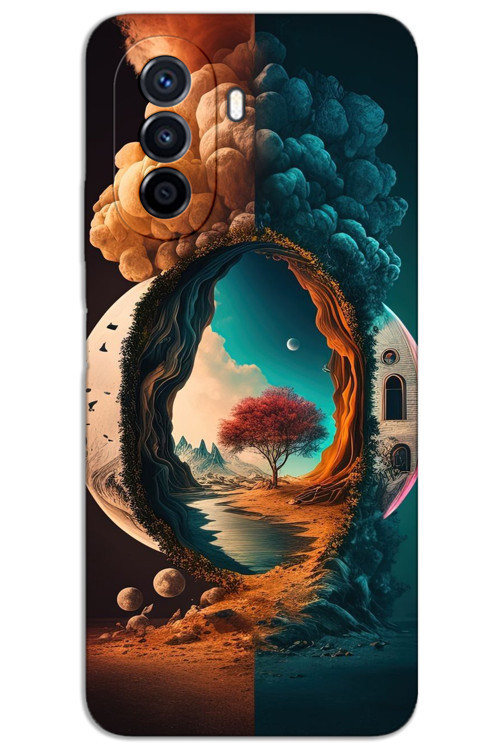 Huawei Nova Y70 Kılıf HD Desen Baskılı Arka Kapak - Aydan Gece