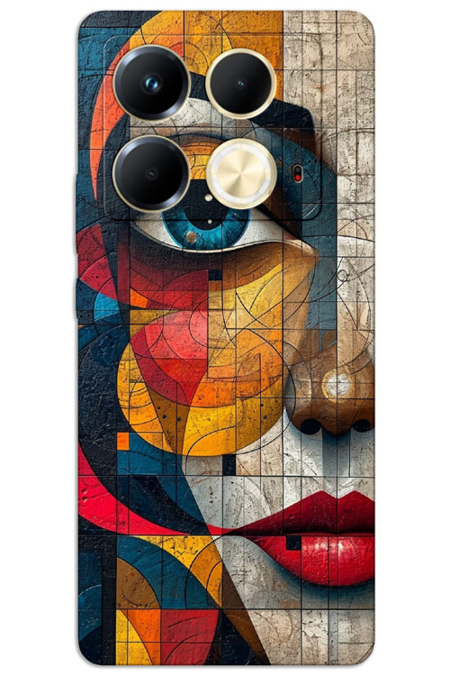 İnfinix Note 40 4G Kılıf HD Desen Baskılı Arka Kapak - Sanat Yüz
