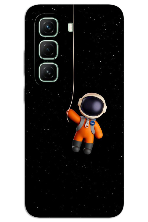 İnfinix Hot 50 Pro 4G Kılıf HD Desen Baskılı Arka Kapak - Astronot