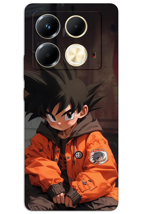 İnfinix Note 40 Pro Plus 5G Kılıf HD Desen Baskılı Arka Kapak - Goku