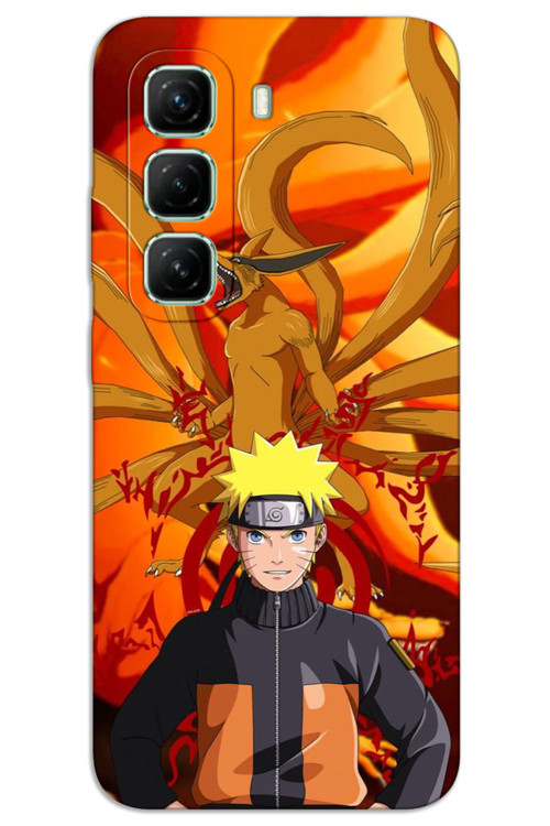 İnfinix Hot 50 5G Kılıf HD Desen Baskılı Arka Kapak - Naruto