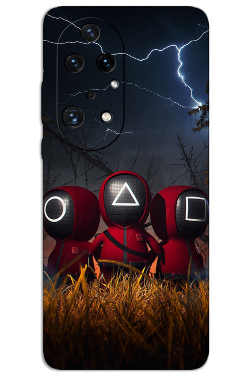 Huawei P50 Pro Kılıf HD Desen Baskılı Arka Kapak - Squid Game Minyon