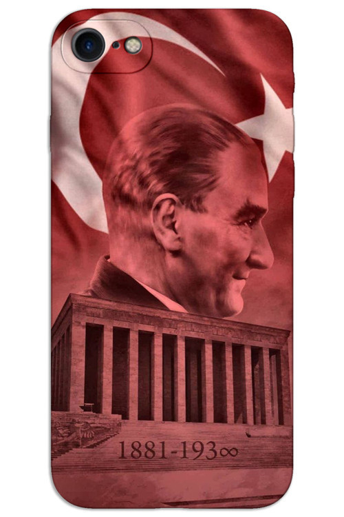 iPhone SE 2020 / 2022 Kılıf HD Desen Baskılı Arka Kapak - Atatürk Anıtkabir
