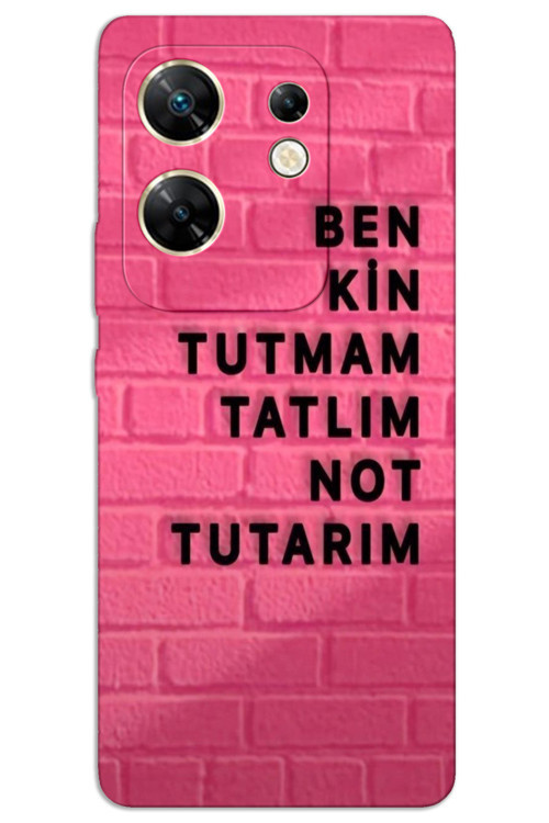İnfinix Zero 30 4G Kılıf HD Desen Baskılı Arka Kapak - Kin Tutmam