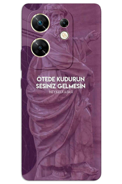 İnfinix Zero 30 4G Kılıf HD Desen Baskılı Arka Kapak - Ötede Kudurun