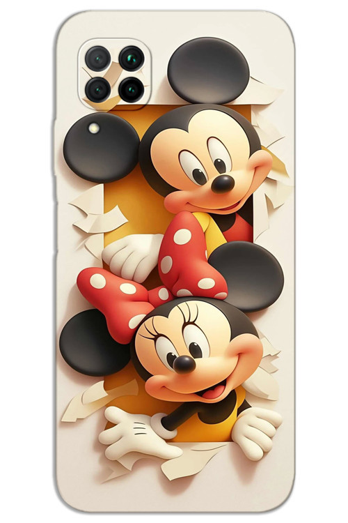 Huawei P40 Lite Kılıf HD Desen Baskılı Arka Kapak - Mickey 2