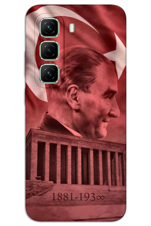 İnfinix Hot 50 5G Kılıf HD Desen Baskılı Arka Kapak - Atatürk Anıtkabir