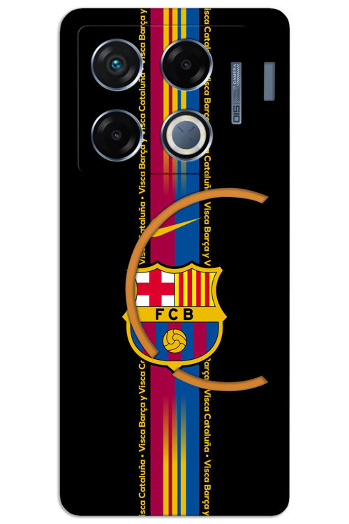 İnfinix GT 20 Pro Kılıf HD Desen Baskılı Arka Kapak - Barça