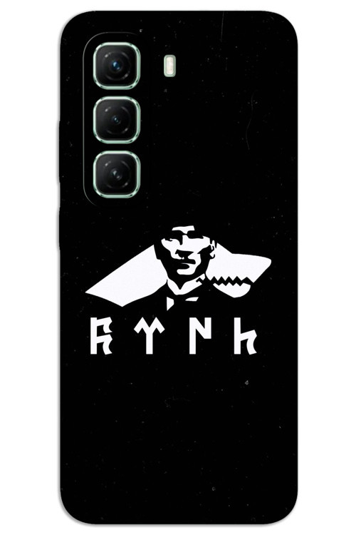 İnfinix Hot 50 5G Kılıf HD Desen Baskılı Arka Kapak - Atatürk Kurt