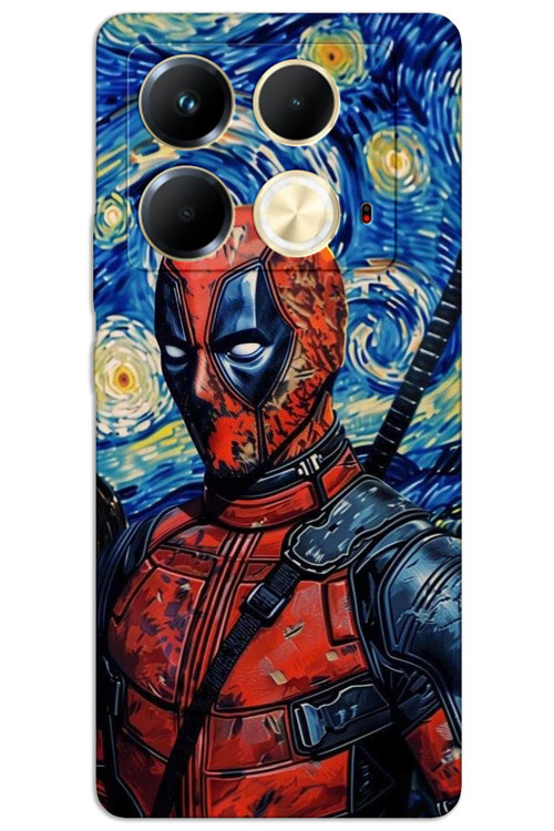 İnfinix Note 40 Pro Plus 5G Kılıf HD Desen Baskılı Arka Kapak - Deadpool