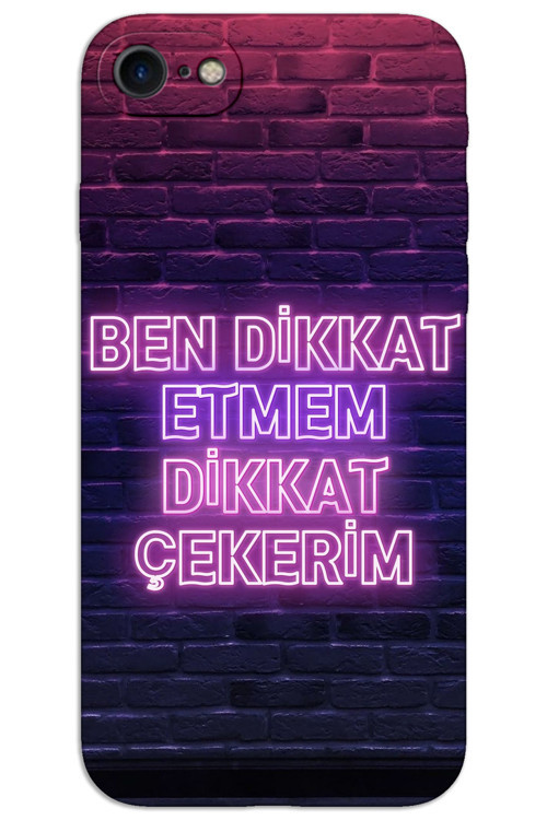 iPhone SE 2020 / 2022 Kılıf HD Desen Baskılı Arka Kapak - Dikkat Çekerim