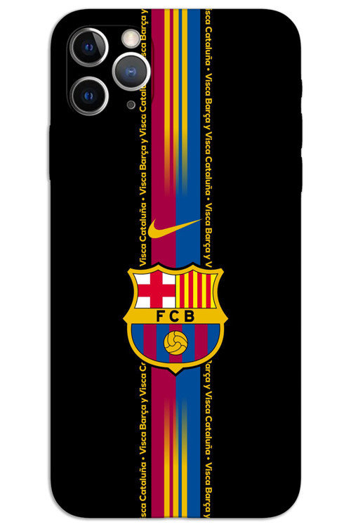 iPhone 11 Pro Kılıf HD Desen Baskılı Arka Kapak - Barça