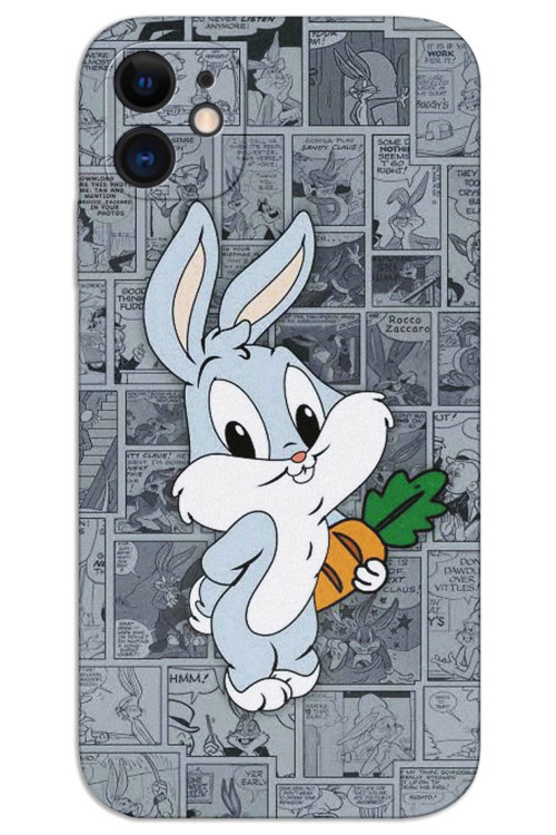 iPhone 11 Kılıf HD Desen Baskılı Arka Kapak - BugsBunny 1