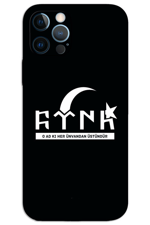 iPhone 12 Pro Max Kılıf HD Desen Baskılı Arka Kapak - Türk