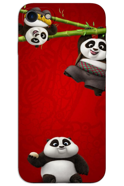 iPhone 7 Kılıf HD Desen Baskılı Arka Kapak - Panda