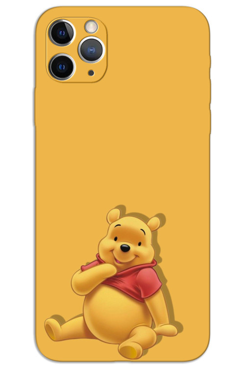 iPhone 11 Pro Max Kılıf HD Desen Baskılı Arka Kapak - Winnie The Pooh 2