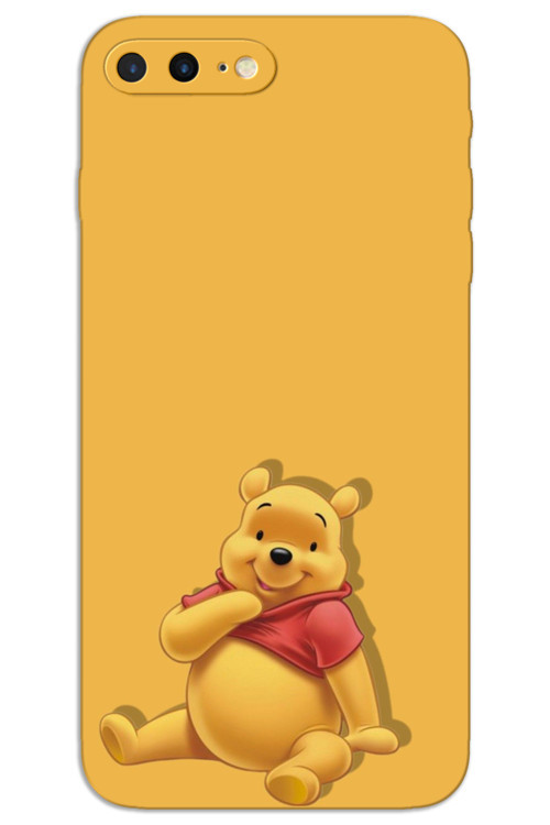 iPhone 8 Plus Kılıf HD Desen Baskılı Arka Kapak - Winnie The Pooh 2