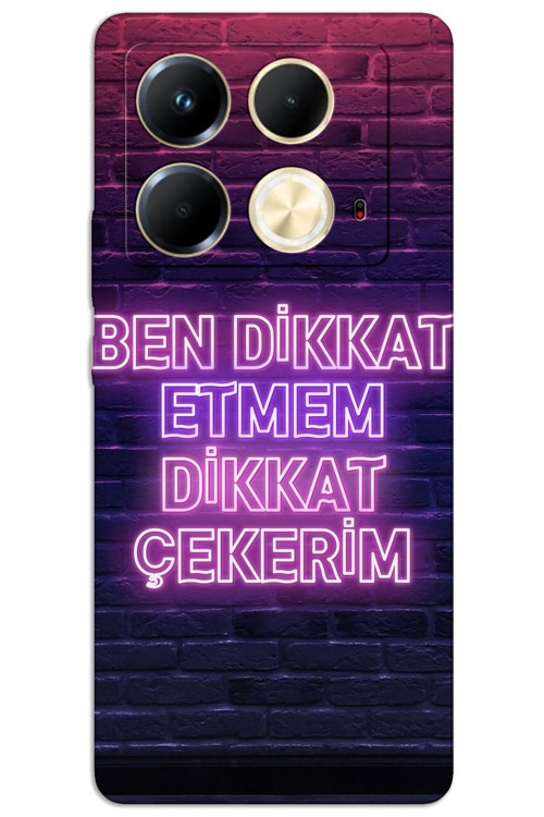 İnfinix Note 40 Pro Plus 5G Kılıf HD Desen Baskılı Arka Kapak - Dikkat Çekerim