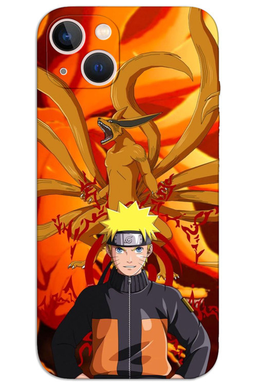 iPhone 13 Kılıf HD Desen Baskılı Arka Kapak - Naruto
