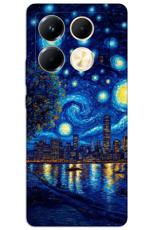İnfinix Note 40 Pro Plus 5G Kılıf HD Desen Baskılı Arka Kapak - Sanat Sahil
