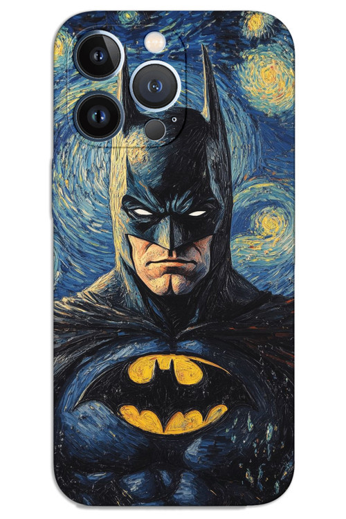 iPhone 13 Pro Max Kılıf HD Desen Baskılı Arka Kapak - Batman