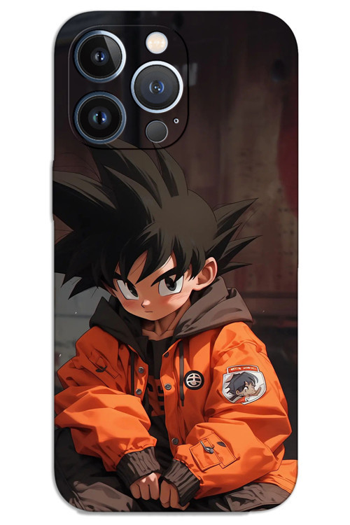 iPhone 13 Pro Kılıf HD Desen Baskılı Arka Kapak - Goku