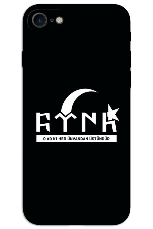 iPhone 8 Kılıf HD Desen Baskılı Arka Kapak - Türk