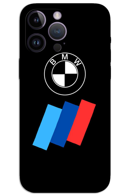 iPhone 14 Pro Kılıf HD Desen Baskılı Arka Kapak - Logo Şerit
