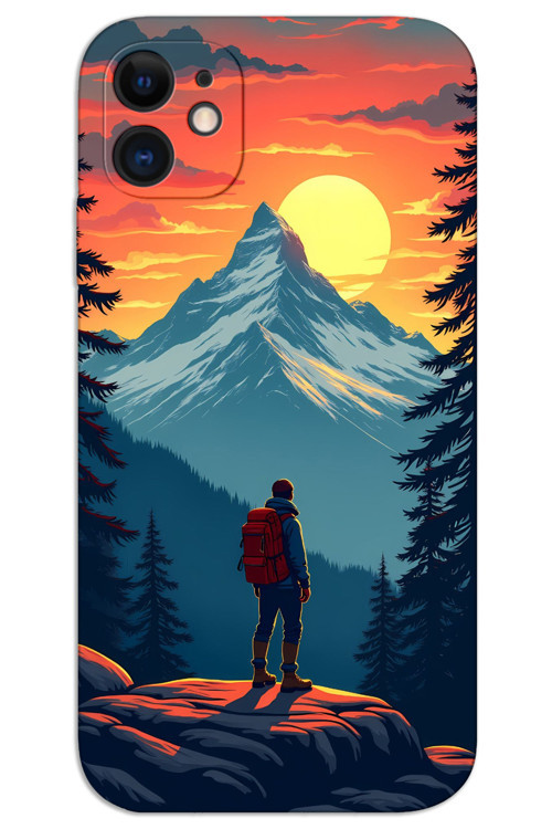 iPhone 11 Kılıf HD Desen Baskılı Arka Kapak - Everest