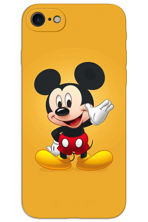iPhone 16E Kılıf HD Desen Baskılı Arka Kapak - Mickey 3