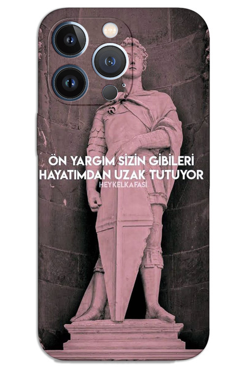 iPhone 13 Pro Max Kılıf HD Desen Baskılı Arka Kapak - Ön Yargım