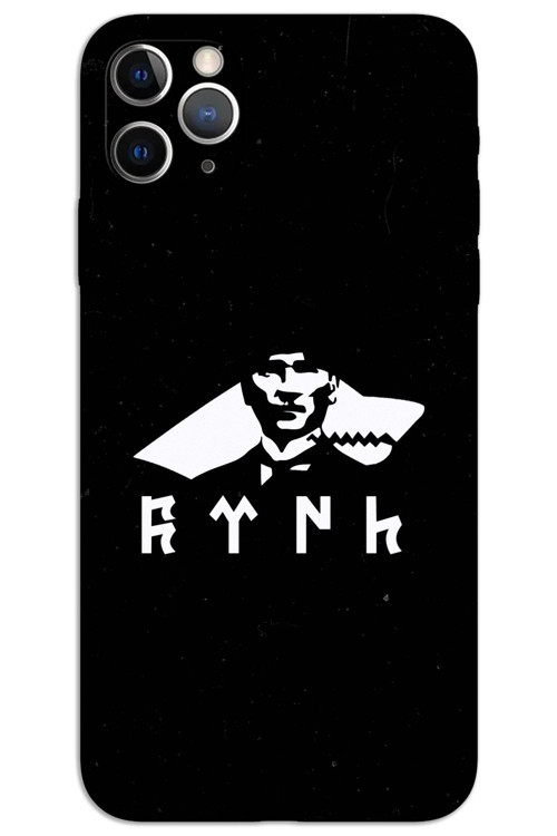 iPhone 11 Pro Kılıf HD Desen Baskılı Arka Kapak - Atatürk Kurt